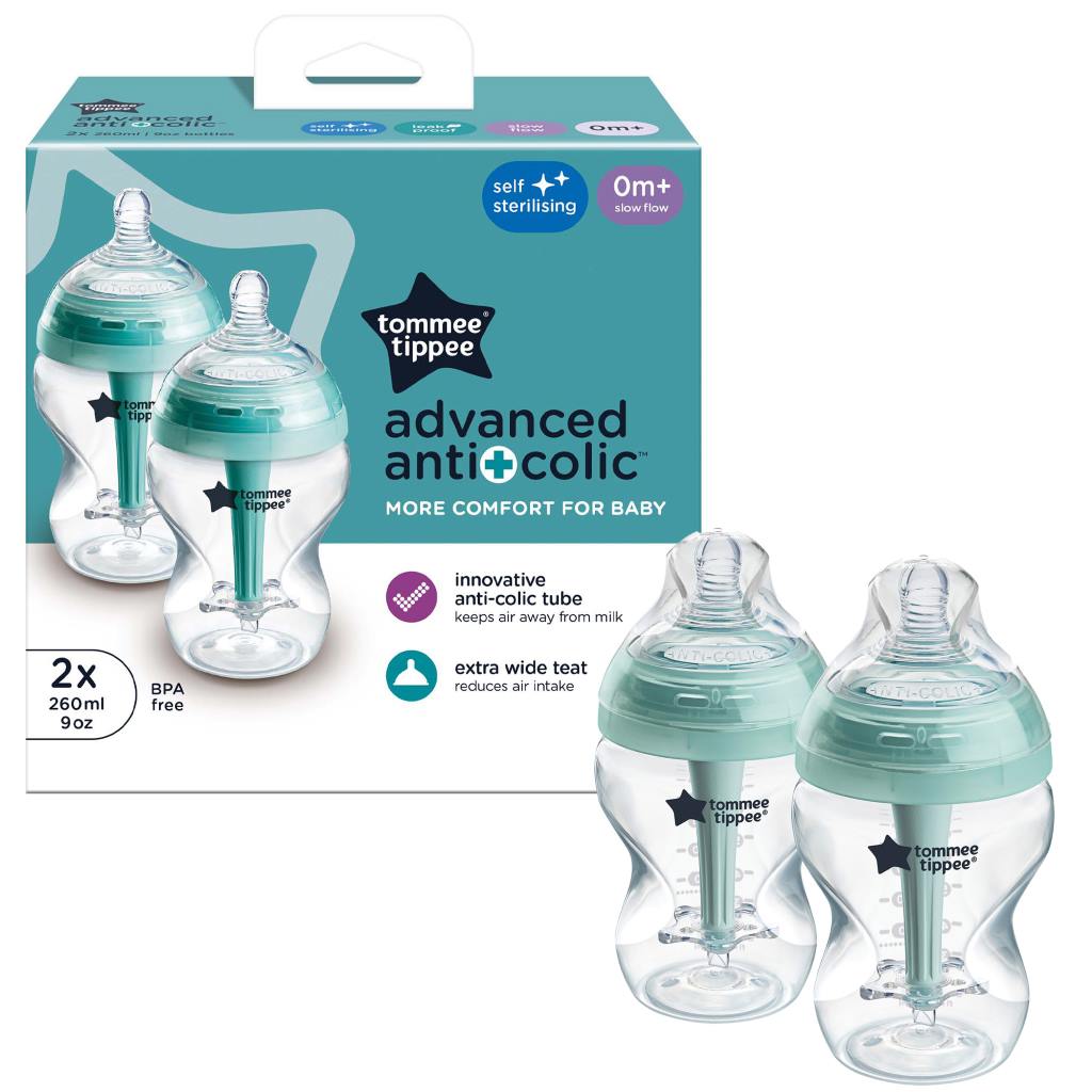 TOMMEE TIPPEE BOTTLE 260ML ADVANCED ANTI-COLIC PACK – Precious Cargo