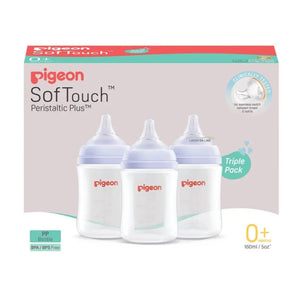 PIGEON SOFTOUCH™ PERISTALTIC PLUS™ 160ML- 3 PACK