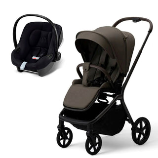 CHELINO PLATINUM LUNAR URBN & CYBEX ATON B2 TRAVEL SYSTEM