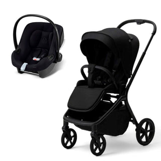 CHELINO PLATINUM LUNAR URBN & CYBEX ATON B2 TRAVEL SYSTEM