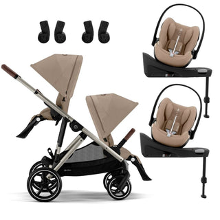 CYBEX GAZELLE S & CLOUD G TWIN TRAVEL SYSTEM
