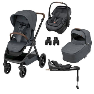 MAXI COSI OXFORD, CORAL SLIDE PRO, SENSE CARRY COT & FAMILYFIX SLIDE PRO