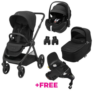 MAXI COSI OXFORD, PEBBLE 360 PRO², SENSE CARRY COT & FREE FAMILYFIX 360 PRO