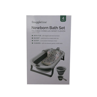 SNUGGLETIME FOLDABLE NEWBORN BATHTUB SET