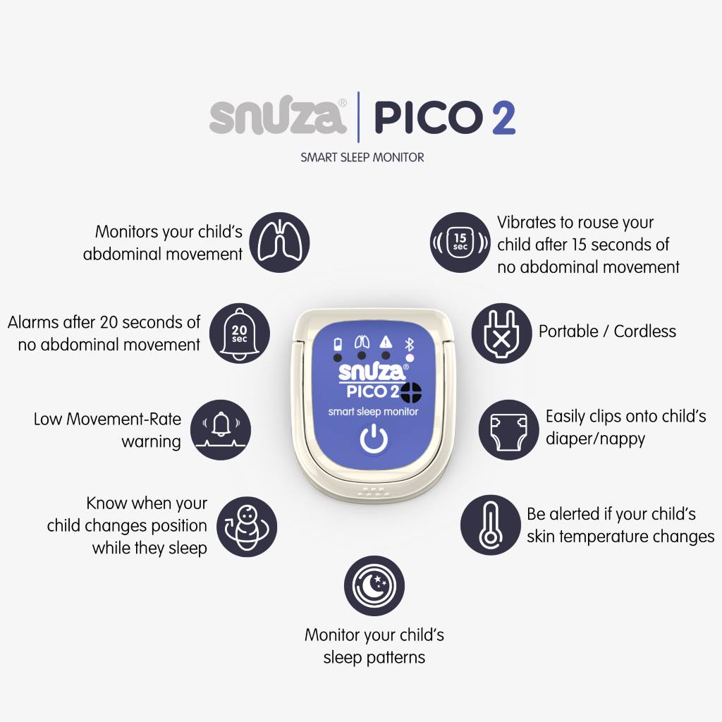 Baby Monitor Snuza Pico 2 - Monitoraggio Sonno E Respirazione Con App - Foto 2