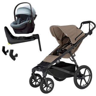 THULE URBAN GLIDE 4-WHEEL & MAPLE TRAVEL SYSTEM