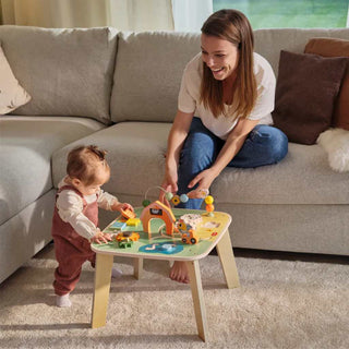 TINY LOVE FARMERS FUNDAY WOODEN ACTIVITY TABLE