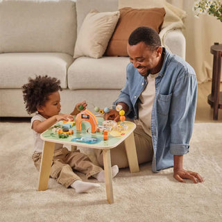 TINY LOVE FARMERS FUNDAY WOODEN ACTIVITY TABLE