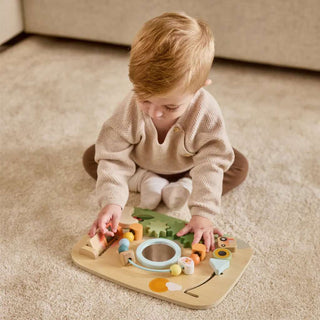 TINY LOVE FARMERS FUNDAY WOODEN BUSY BOARD