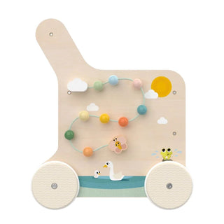 TINY LOVE FARMERS FUNDAY PUSH & PLAY WOODEN WALKER