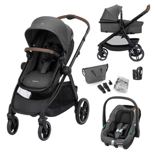 MAXI COSI ZELIA S TRIO² TRAVEL SYSTEM WITH NURSERY BAG