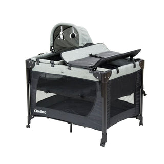 CHELINO TIFFANY LUX 2-IN-1 CO-SLEEPER CAMP COT