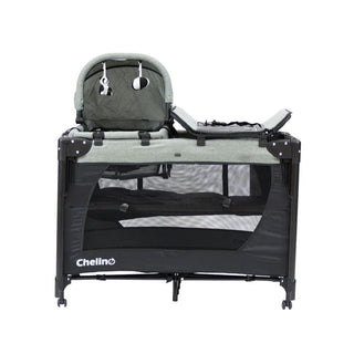CHELINO TIFFANY LUX 2-IN-1 CO-SLEEPER CAMP COT