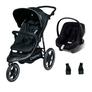 CHELINO PLATINUM URBAN RIDER II & CYBEX ATON B2 TRAVEL SYSTEM