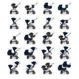 CYBEX GAZELLE S (4th Generation) & CLOUD T TWIN TRAVEL SYSTEM