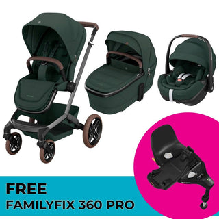 MAXI COSI FAME TRAVEL SYSTEM WITH FREE FAMILYFIX 360 PRO