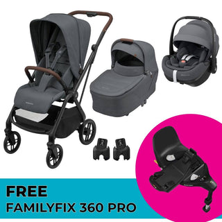 MAXI COSI LEONA², PEBBLE 360 PRO², SENSE TRAVEL SYSTEM WITH FREE FAMILYFIX 360 PRO (SLIDETECH™)