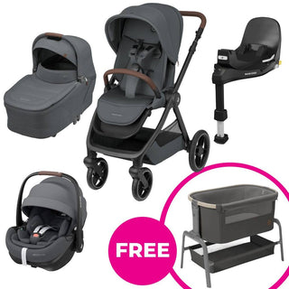 MAXI COSI OXFORD 4-IN-1 TRAVEL SYSTEM WITH FREE IORA CO-SLEEPER