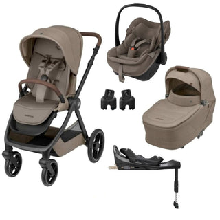 MAXI COSI OXFORD, PEBBLE SLIDE PRO, SENSE CARRY COT & FAMILYFIX SLIDE PRO