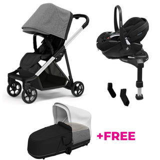 THULE SHINE & MAXI COSI PEBBLE 360 PRO² TRAVEL SYSTEM WITH FREE BASSINET