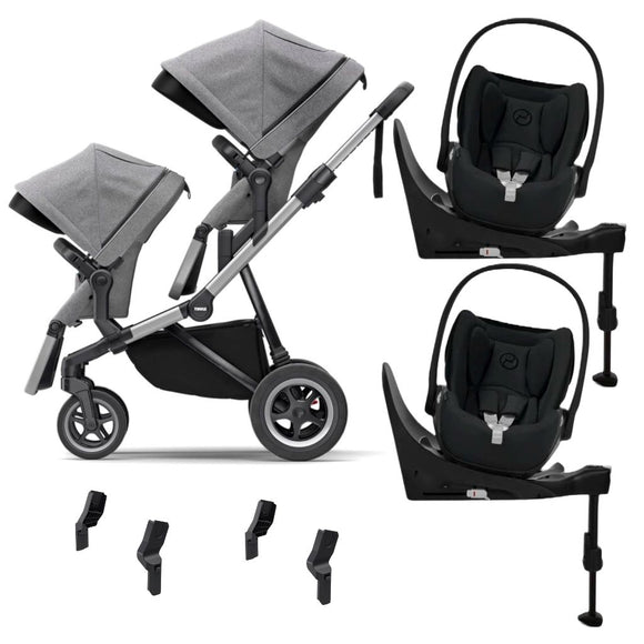 THULE SLEEK TWIN TRAVEL SYSTEM WITH CYBEX CLOUD Z2