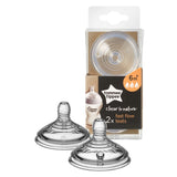 TOMMEE TIPPEE CLOSER TO NATURE TEATS 2 PACK