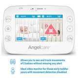 ANGELCARE AC327 MOVEMENT & VIDEO MONITOR (WITH FREE INFRARED FOREHEAD THERMOMETER)