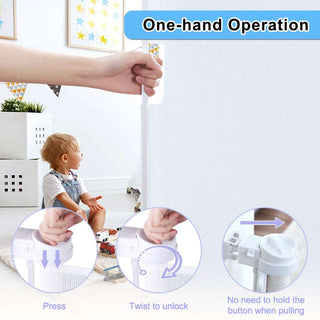 BABYWOMBWORLD RETRACTABLE BABY SAFETY GATE