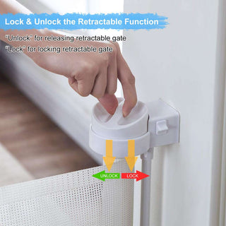 BABYWOMBWORLD RETRACTABLE BABY SAFETY GATE