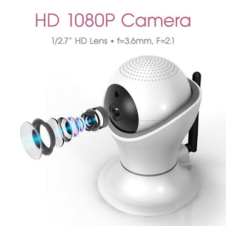 BABYWOMBWORLD WI-FI VIDEO BABY MONITOR AND NANNY CAMERA WITH SOUND  BWW360