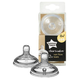 TOMMEE TIPPEE CLOSER TO NATURE TEATS 2 PACK