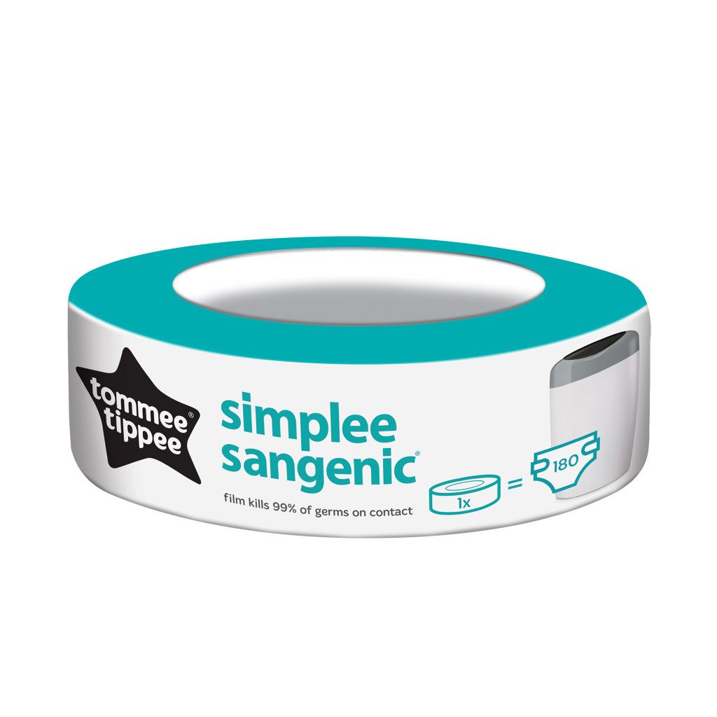 TOMMEE TIPPEE SIMPLEE SANGENIC NAPPY DISPOSAL BIN REFILL