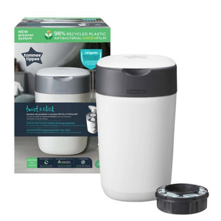 TOMMEE TIPPEE SANGENIC TWIST & CLICK ADVANCED NAPPY BIN- ECO FRIENDLIER