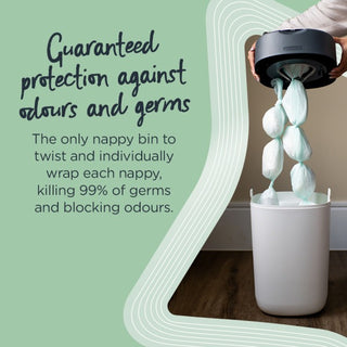 TOMMEE TIPPEE SANGENIC TWIST & CLICK ADVANCED NAPPY BIN- ECO FRIENDLIER