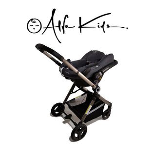 ALFA KIDS DELUXE STROLLER, CARRY COT AND PEBBLE PRO